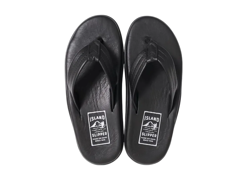 ISLAND SLIPPER Atras "Black"