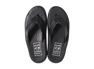 ISLAND SLIPPER Atras "Black"