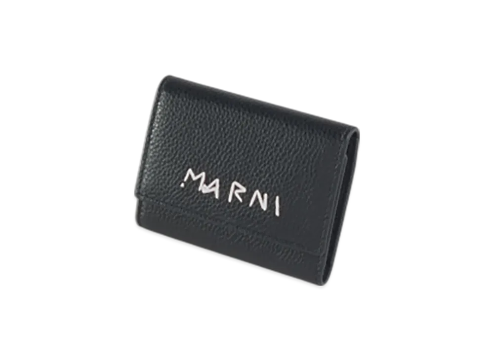 MARNI Leather Key Holder "Black"