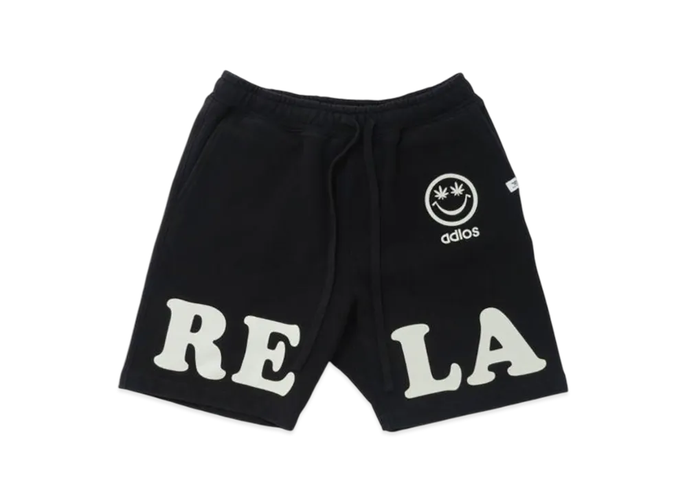 Perfect Ribs x A Love Movement "Relax" Basic Sweat Short Pants "Black"