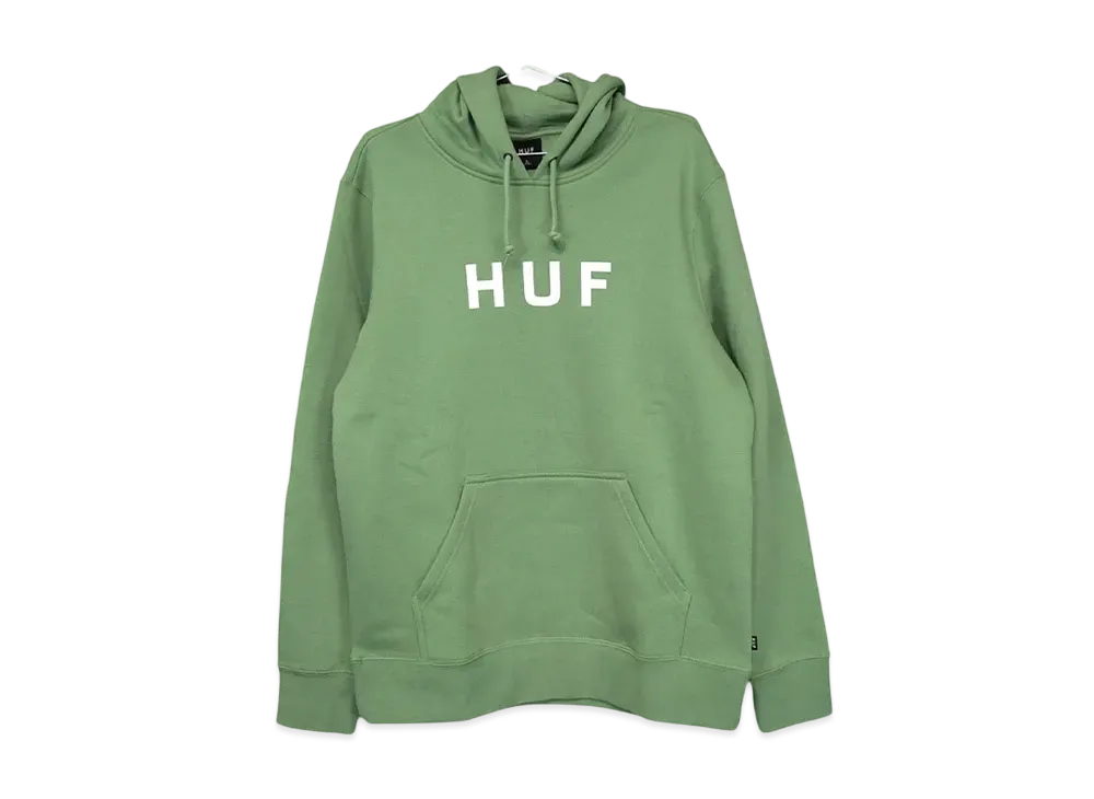 HUF Essentials OG Logo Pullover Hoodie "Basil"