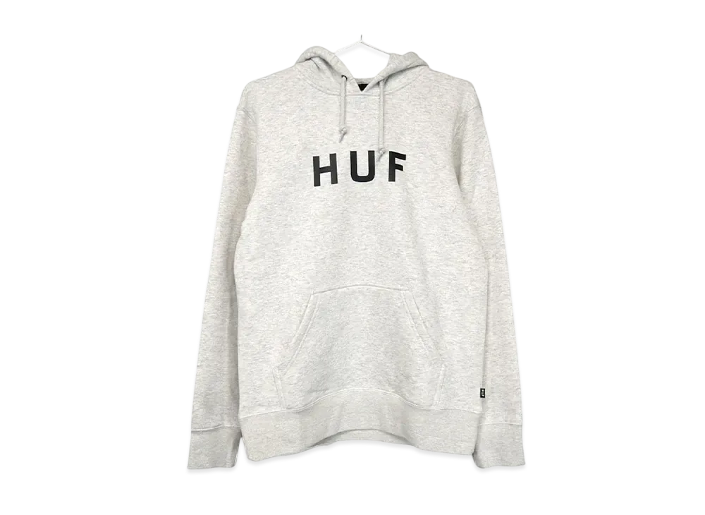 HUF Essentials OG Logo Pullover Hoodie "Athletic Heather"