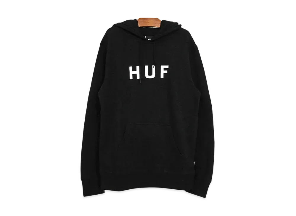 HUF Essentials OG Logo Pullover Hoodie "Black"