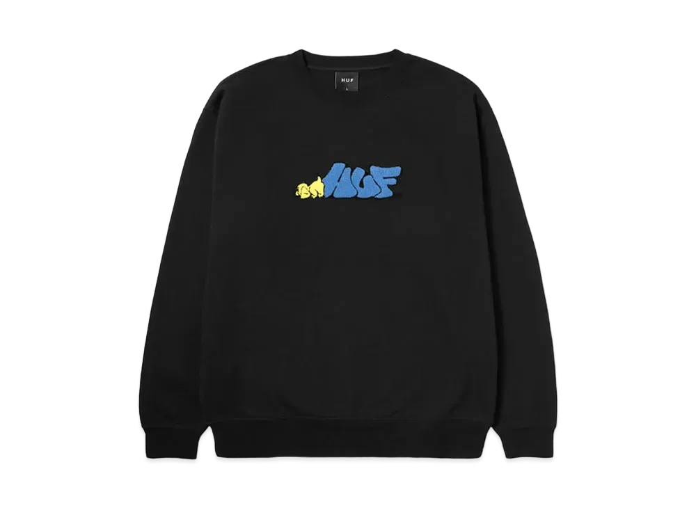 HUF Dog Sense Crewneck "Black"