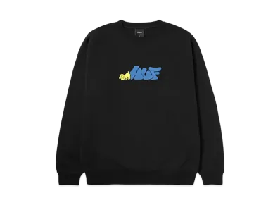 HUF Dog Sense Crewneck "Black"