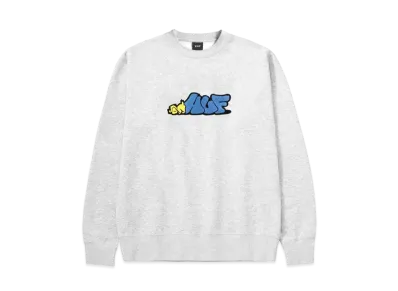 HUF Dog Sense Crewneck "Heather Grey"