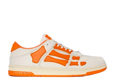 AMIRI Skel-Top Low "White/Orange"