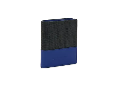 MARNI Bi-Fold Wallet "Black/Blue"