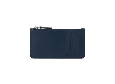 Marni Leather Card Case with Embossed Marni Logo "Blue"