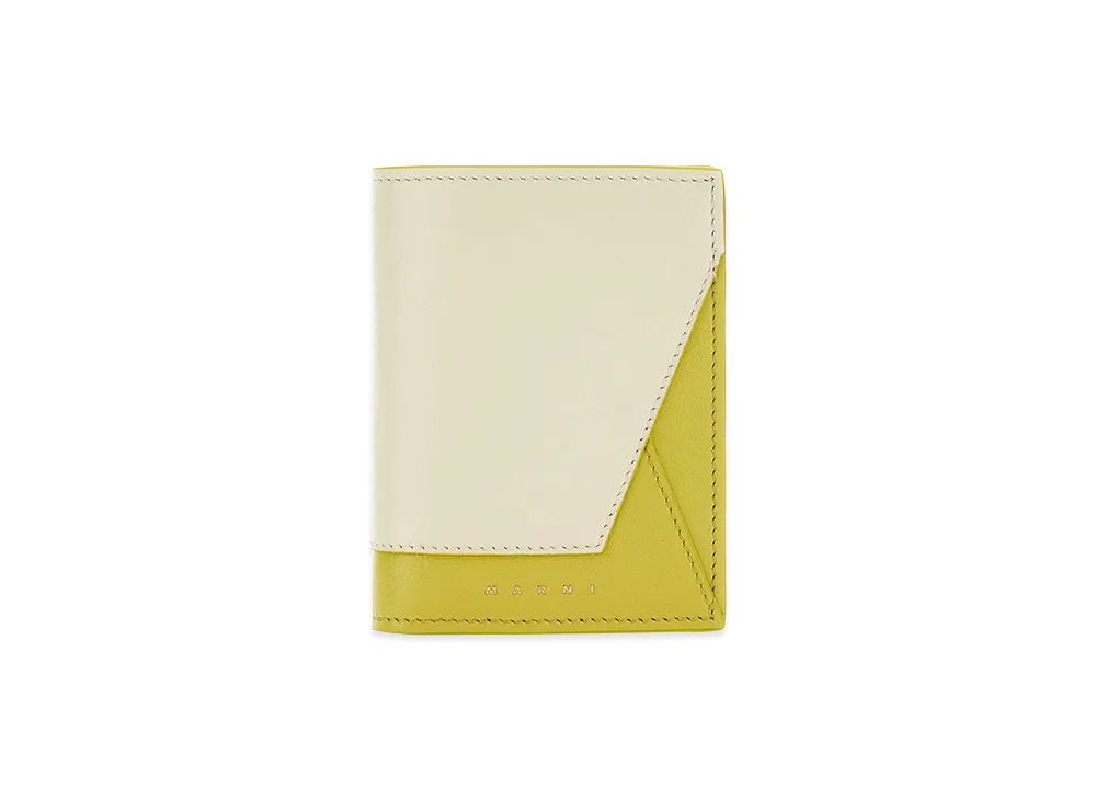 MARNI Women's Two-Tone Leather Wallet "Multicolor"