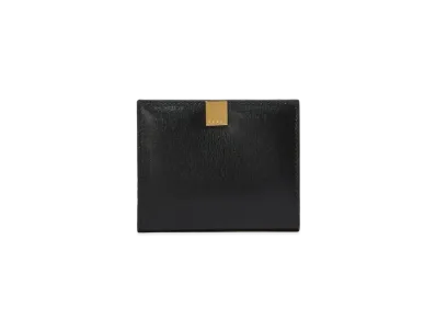 Marni Leather Tri-Fold Prisma Wallet "Black"