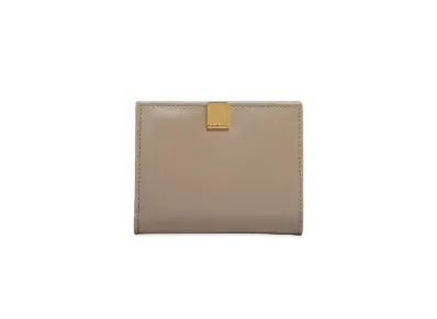 Marni Leather Trifold Prisma Wallet "Cork"