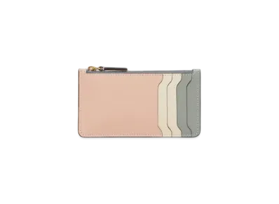 Marni Leather Trunkaroo Cardholder "Camellia/Shell/Storm"