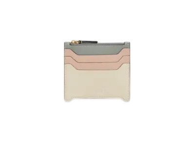 Marni Leather Trunkaroo Cardholder "Camellia/Shell/Storm"