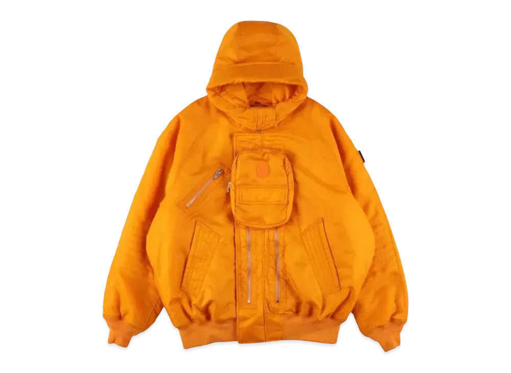PHINGERIN Elevation Hooded Bomber Jacket "Orange"