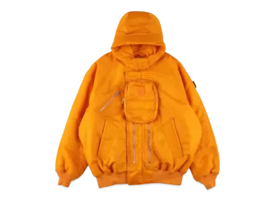 PHINGERIN Elevation Hooded Bomber Jacket "Orange"