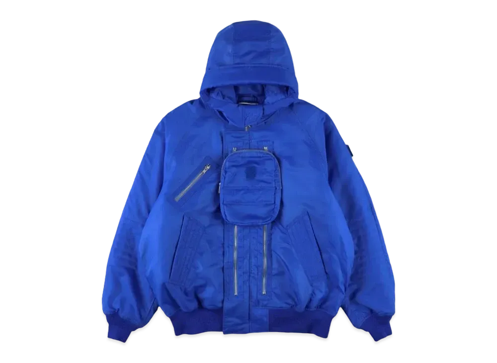 PHINGERIN Elevation Hooded Bomber Jacket "Blue"