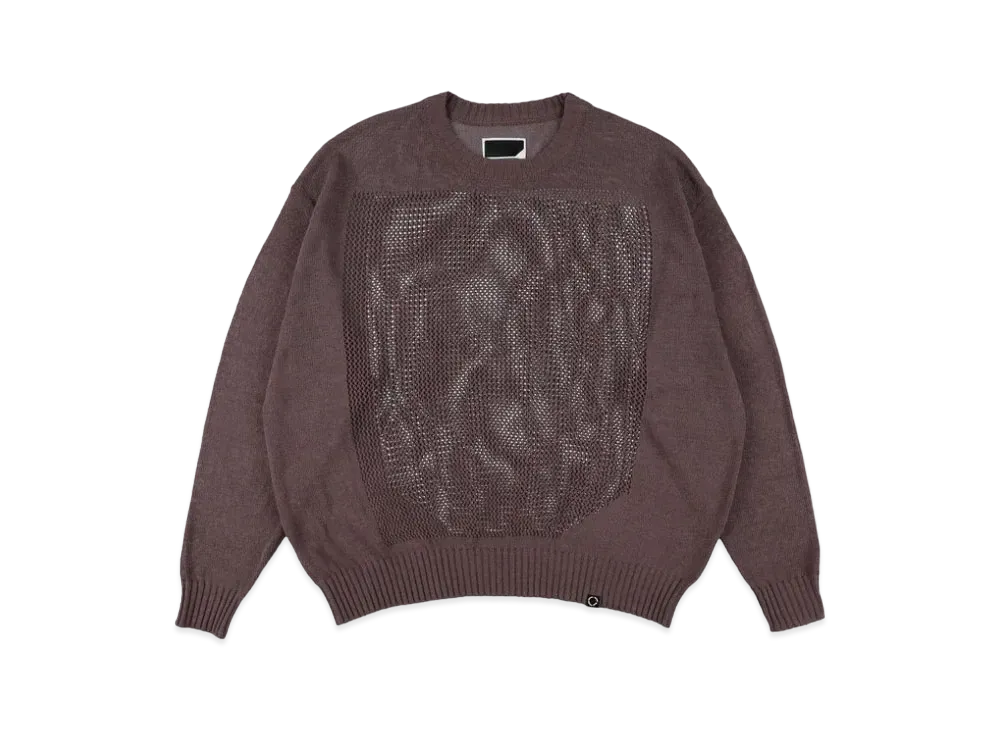 PHINGERIN Window Web Sweater "Brown"