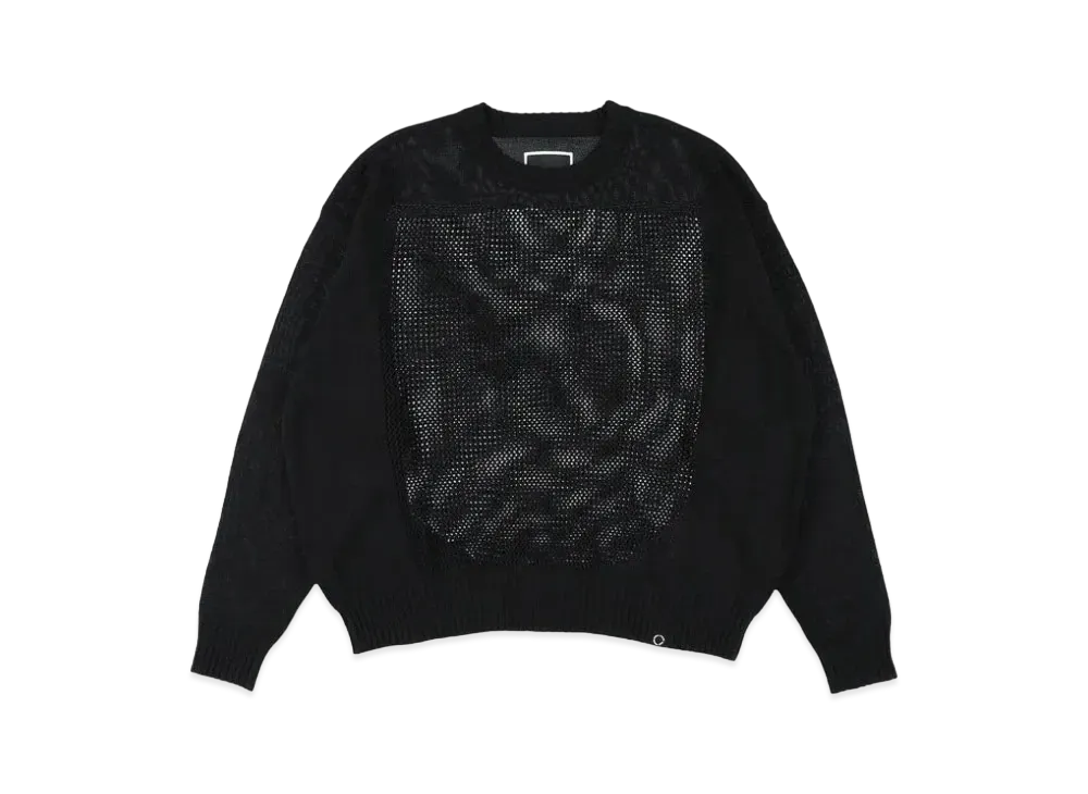 PHINGERIN Window Web Sweater "Black"