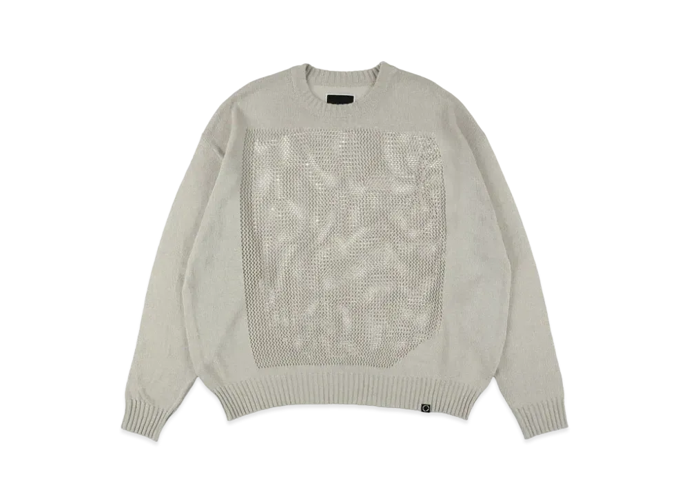 PHINGERIN Window Web Sweater "Greige"