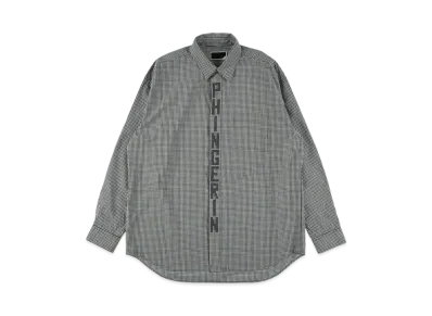 PHINGERIN Stitch Text Shirt "Black"