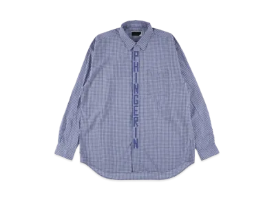 PHINGERIN Stitch Text Shirt "Blue"