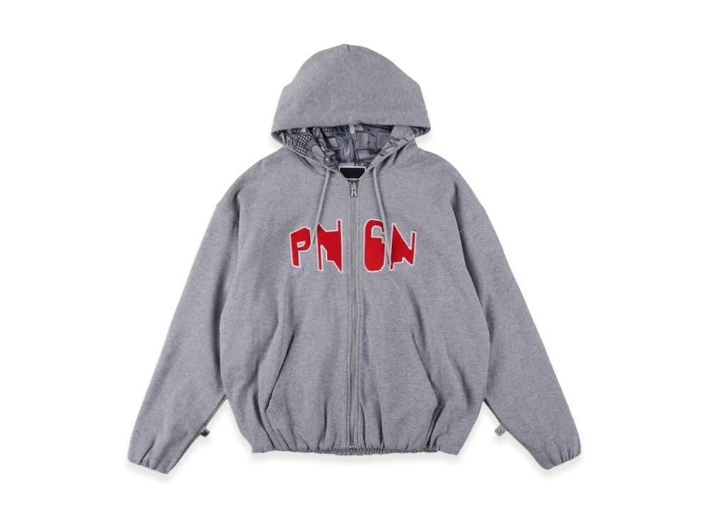PHINGERIN Pngn Zip Hoodie "Heather Grey"