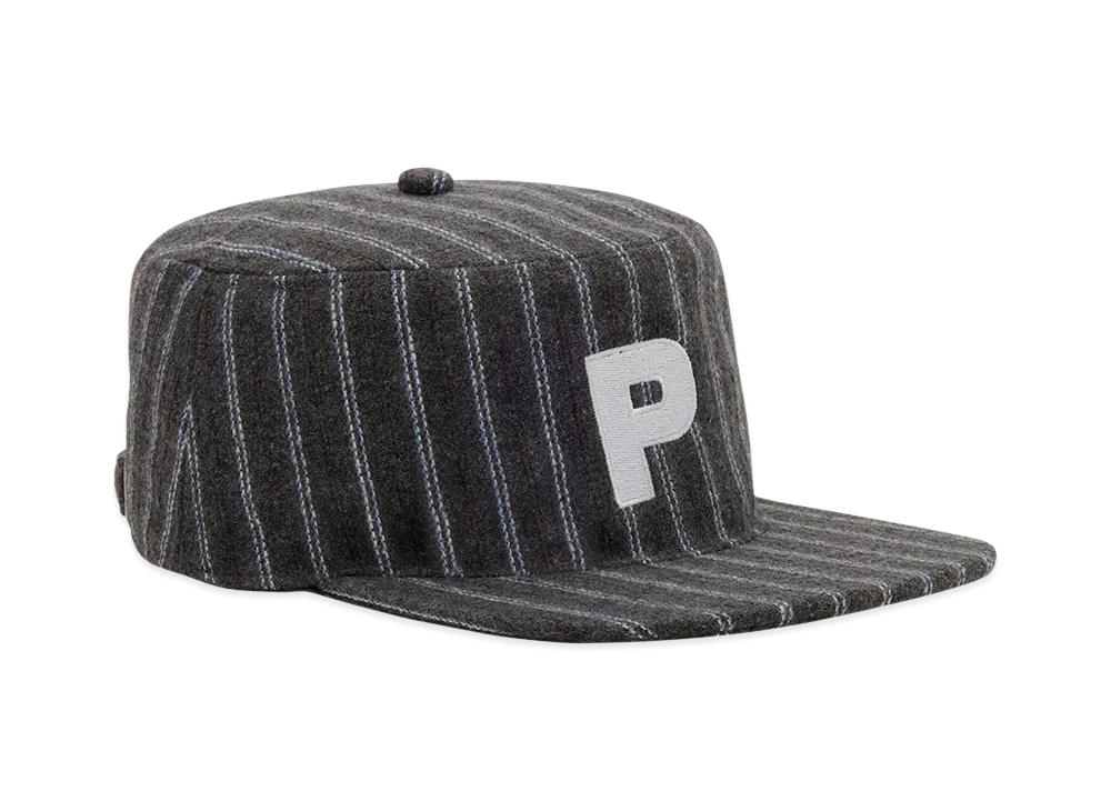POINTLESS JOURNEY Stripe Pillbox Cap "Charcoal"