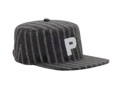 POINTLESS JOURNEY Stripe Pillbox Cap "Charcoal"