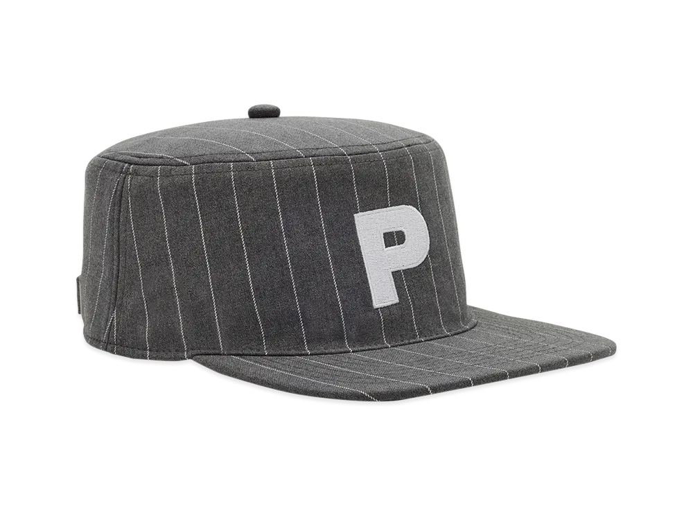 POINTLESS JOURNEY Stripe Pillbox Cap "Grey"