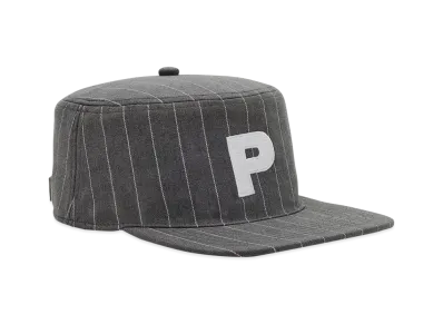 POINTLESS JOURNEY Stripe Pillbox Cap "Grey"