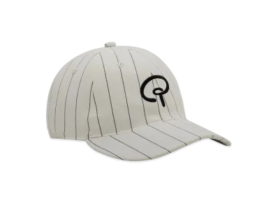 POINTLESS JOURNEY Stripe Baseball Cap "White"