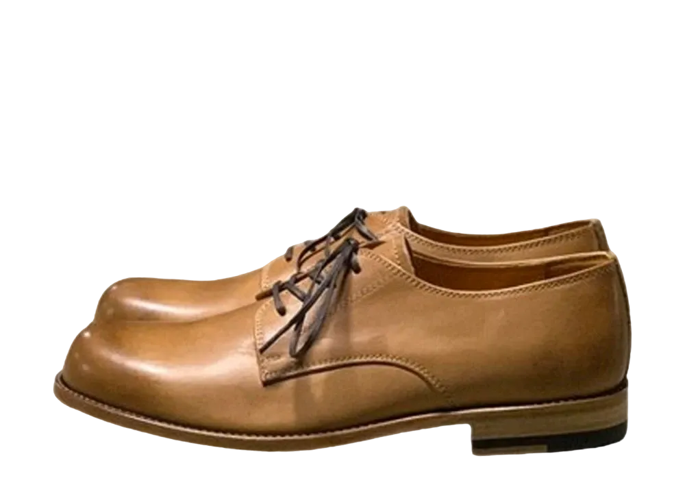 ARCOLLETTA PADRONE Derby Plain Toe Shoes STUDIOUS Exclusive "Beige"