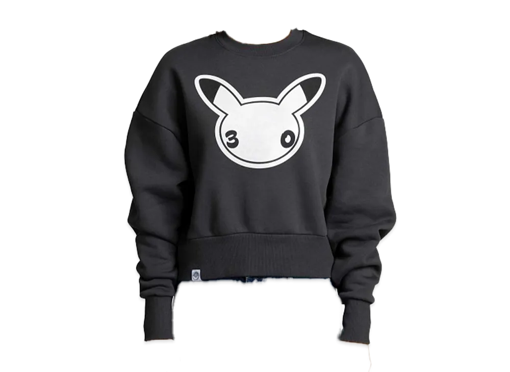 ポケモン 30周年 セレブレーション クロップドスウェット ウィメンズ "ブラック"