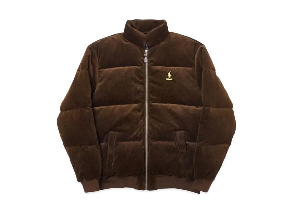 PALACE / Ralph Lauren Corduroy Down Jacket "Brown"