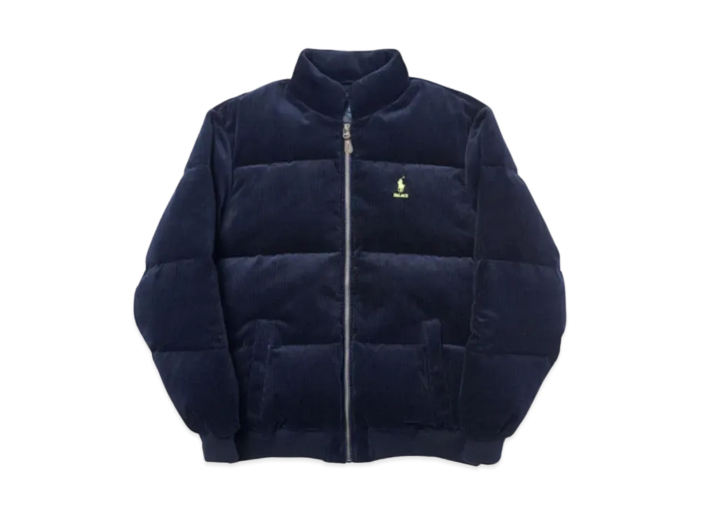 PALACE / Ralph Lauren Corduroy Down Jacket "Navy"