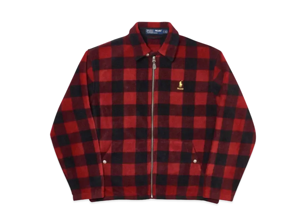 PALACE / Ralph Lauren Polar Fleece Harrington "Red"