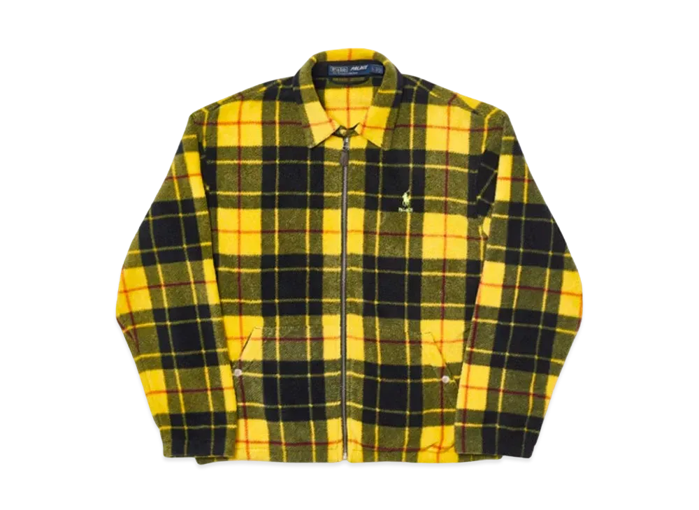 PALACE / Ralph Lauren Polar Fleece Harrington "Yellow"