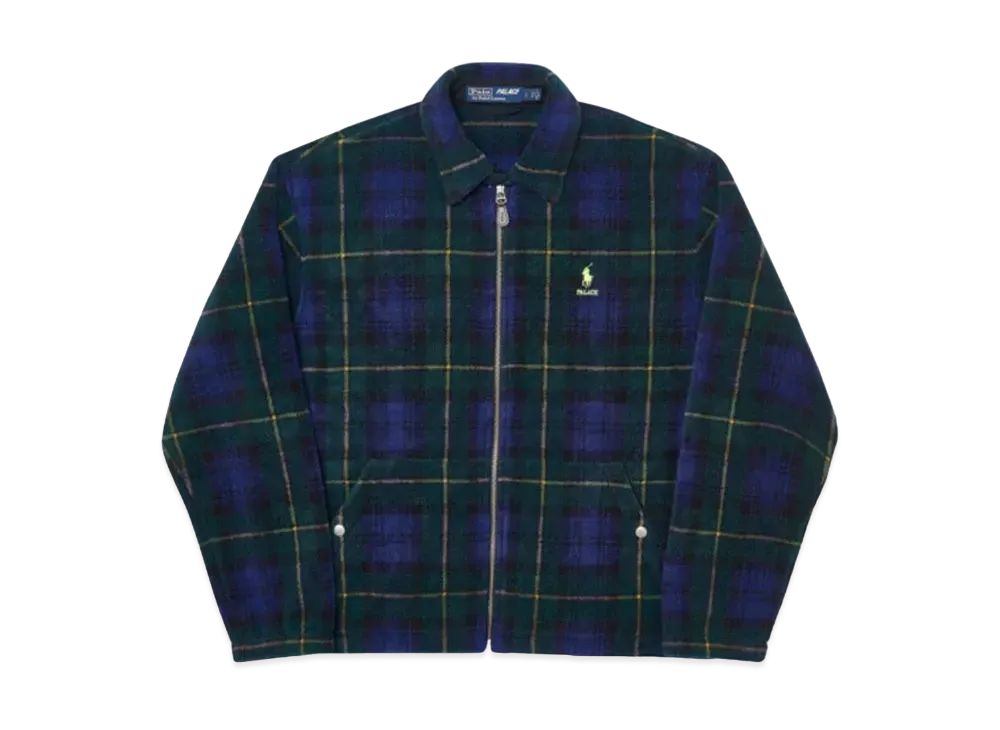 PALACE / Ralph Lauren Polar Fleece Harrington "Blue"