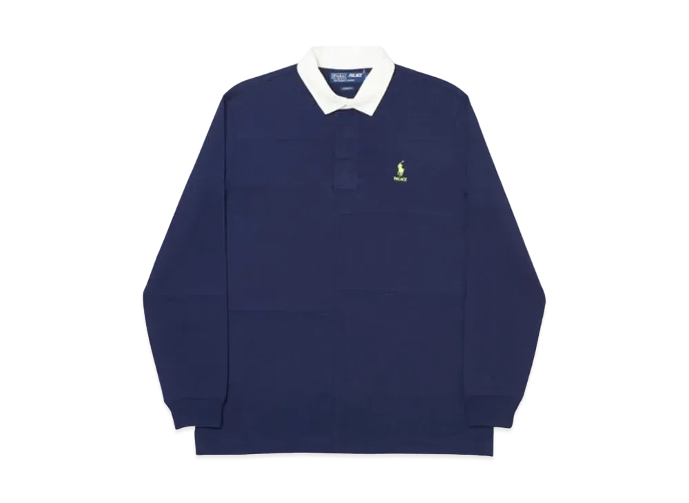 PALACE / Ralph Lauren Pieced Rugby "Navy"