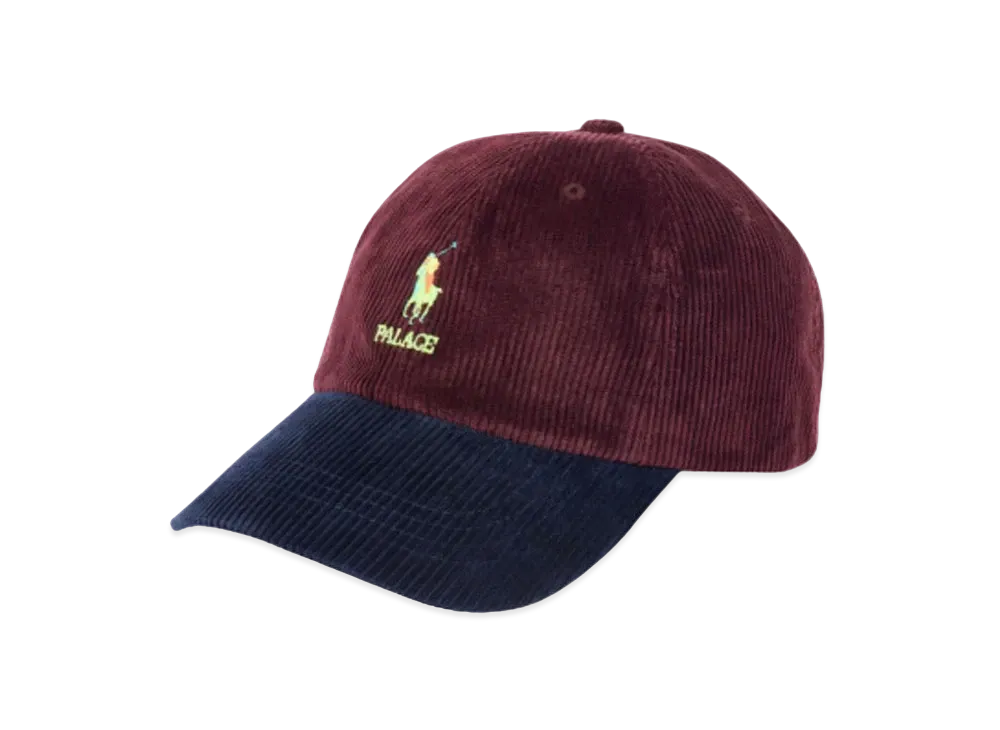 PALACE / Ralph Lauren Corduroy Classic Polo Cap "Red"