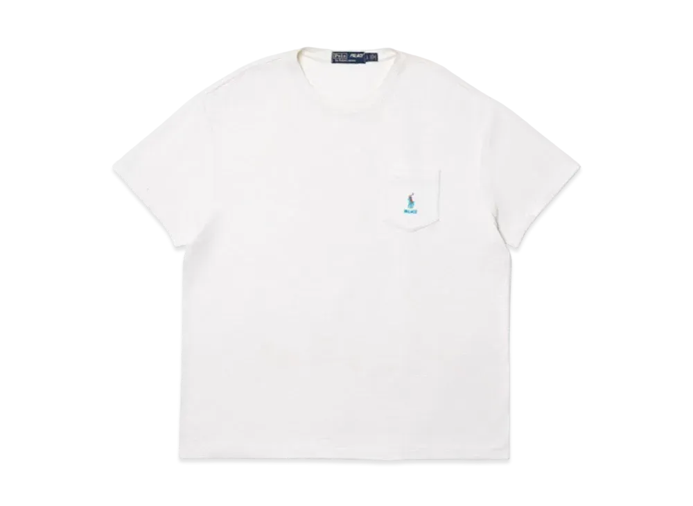 PALACE / Ralph Lauren Waffle Pocket Tee "White"