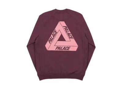 PALACE 2018FW Slub Crew "Burgundy"