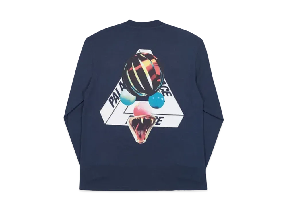 PALACE Sans Ferg Longsleeve T-Shirt "Navy"
