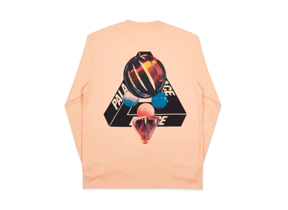 PALACE Sans Ferg Longsleeve T-Shirt "Pale Peach"
