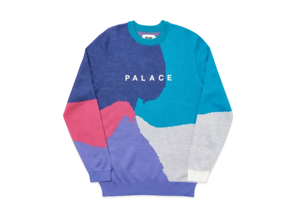 PALACE Whirl Knit "Navy/Blue"