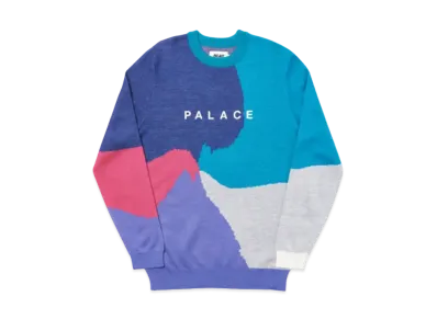 PALACE Whirl Knit "Navy/Blue"