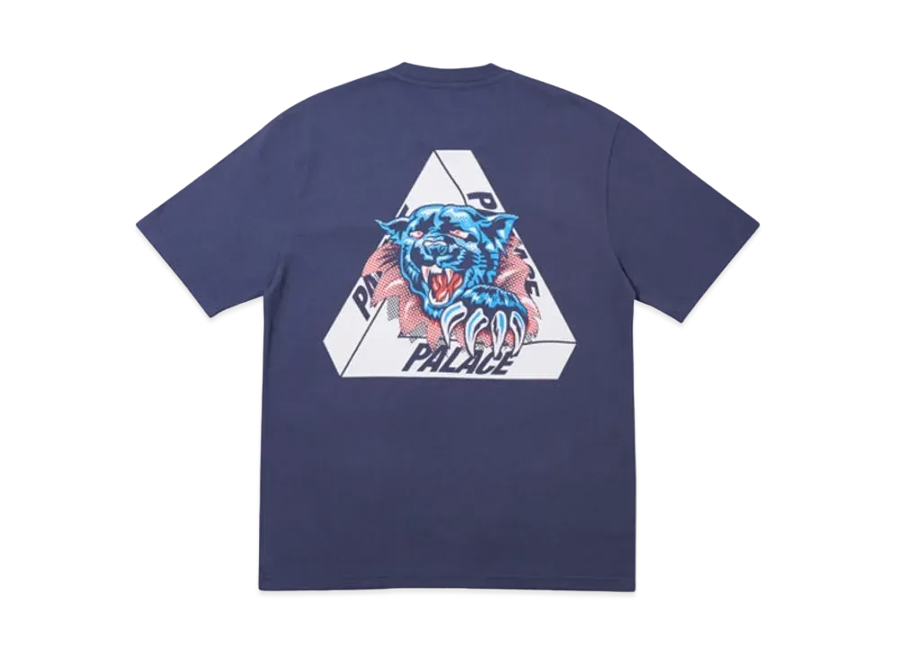 PALACE Ripped T-Shirt "Navy"
