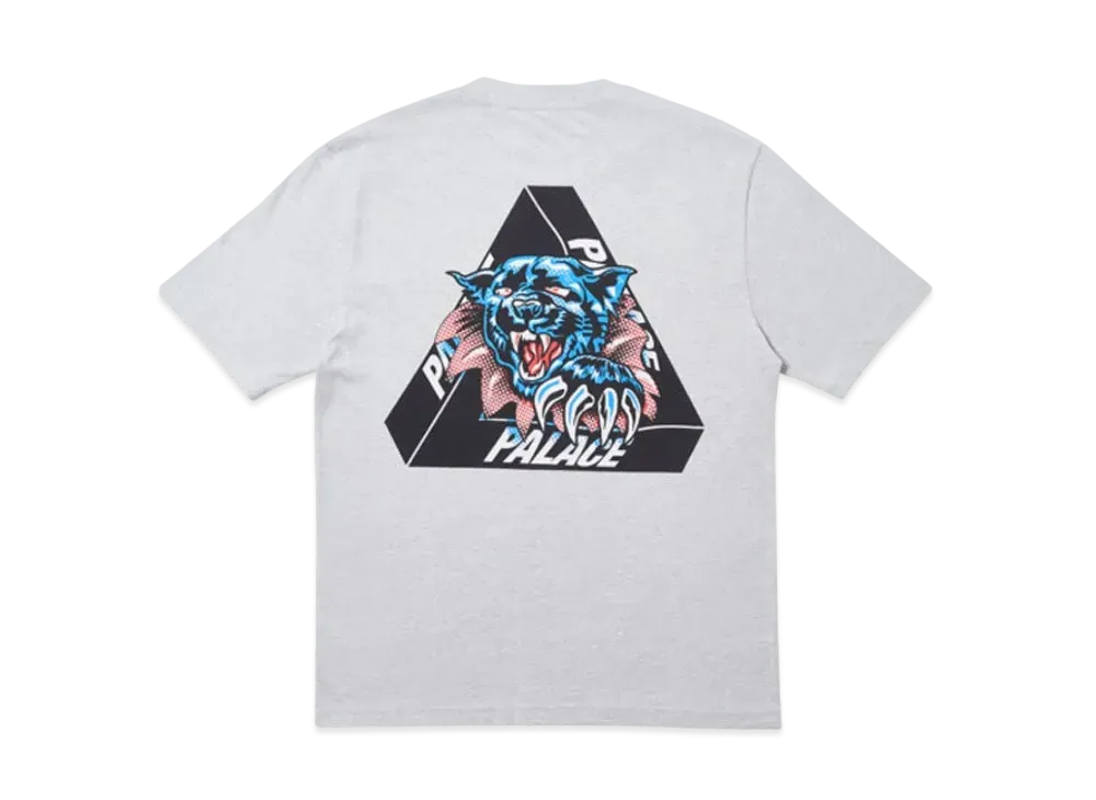 PALACE Ripped T-Shirt "Grey"