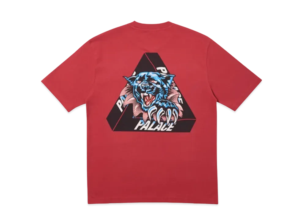 PALACE Ripped T-Shirt "Red"